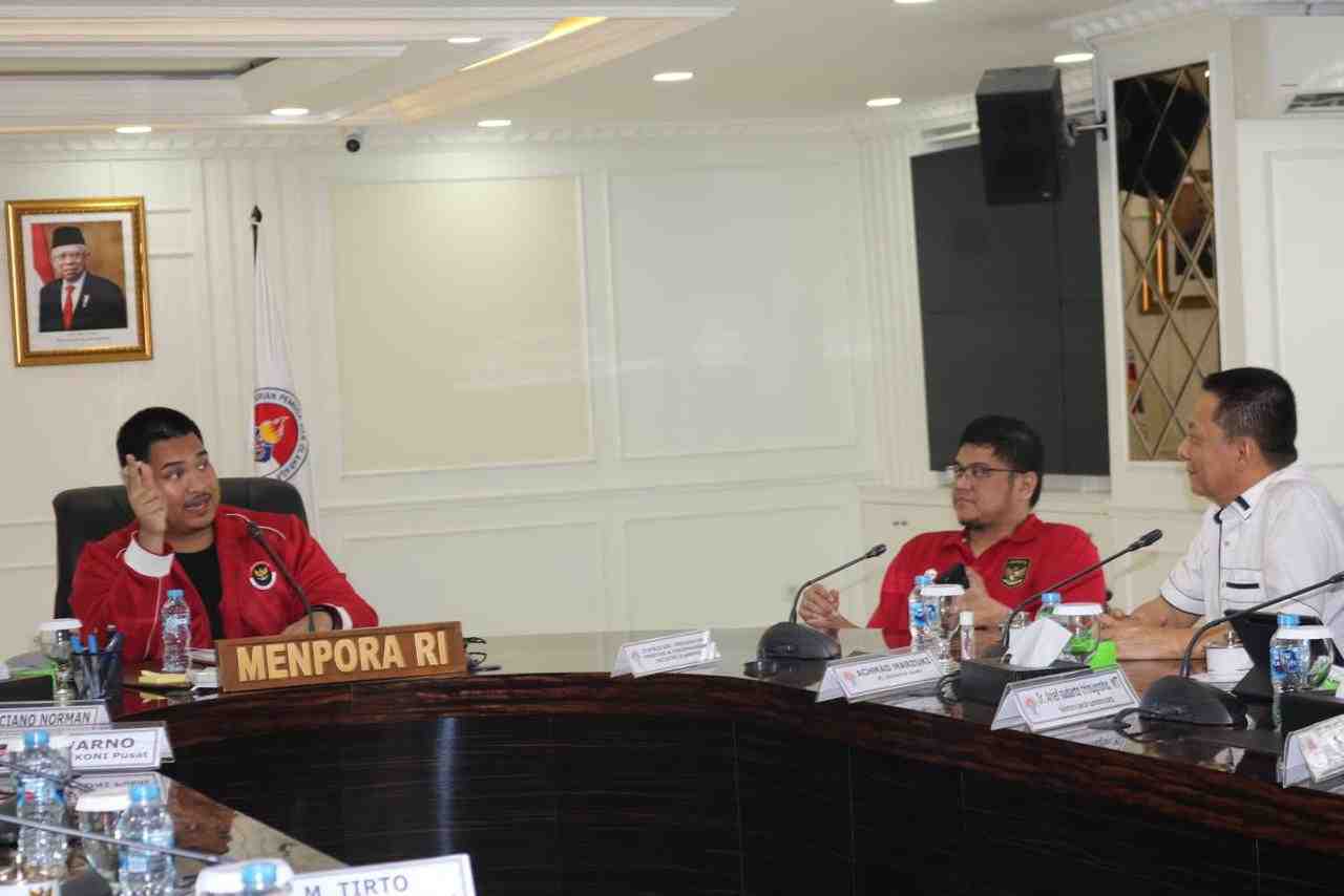 Pj Gubernur Aceh Temui Menpora RI Bahas PON Aceh-Sumut 2024