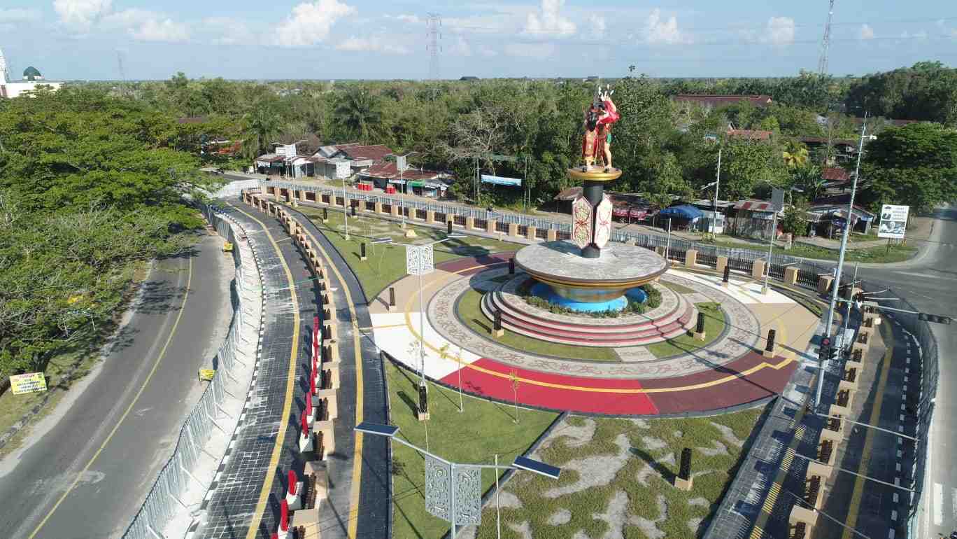 Menanti Sentuhan Akhir Bundaran Mahir Mahar Rampung Akhir 2023