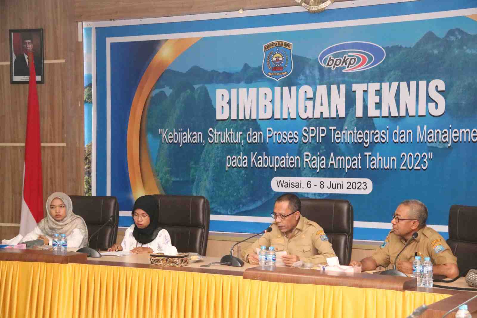 Raja Ampat dan BPKP Bimtek SPIP Terintegrasi bagi Pimpinan OPD