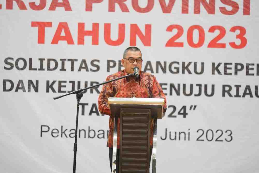 Wagub Buka Raker KONI Riau 2023