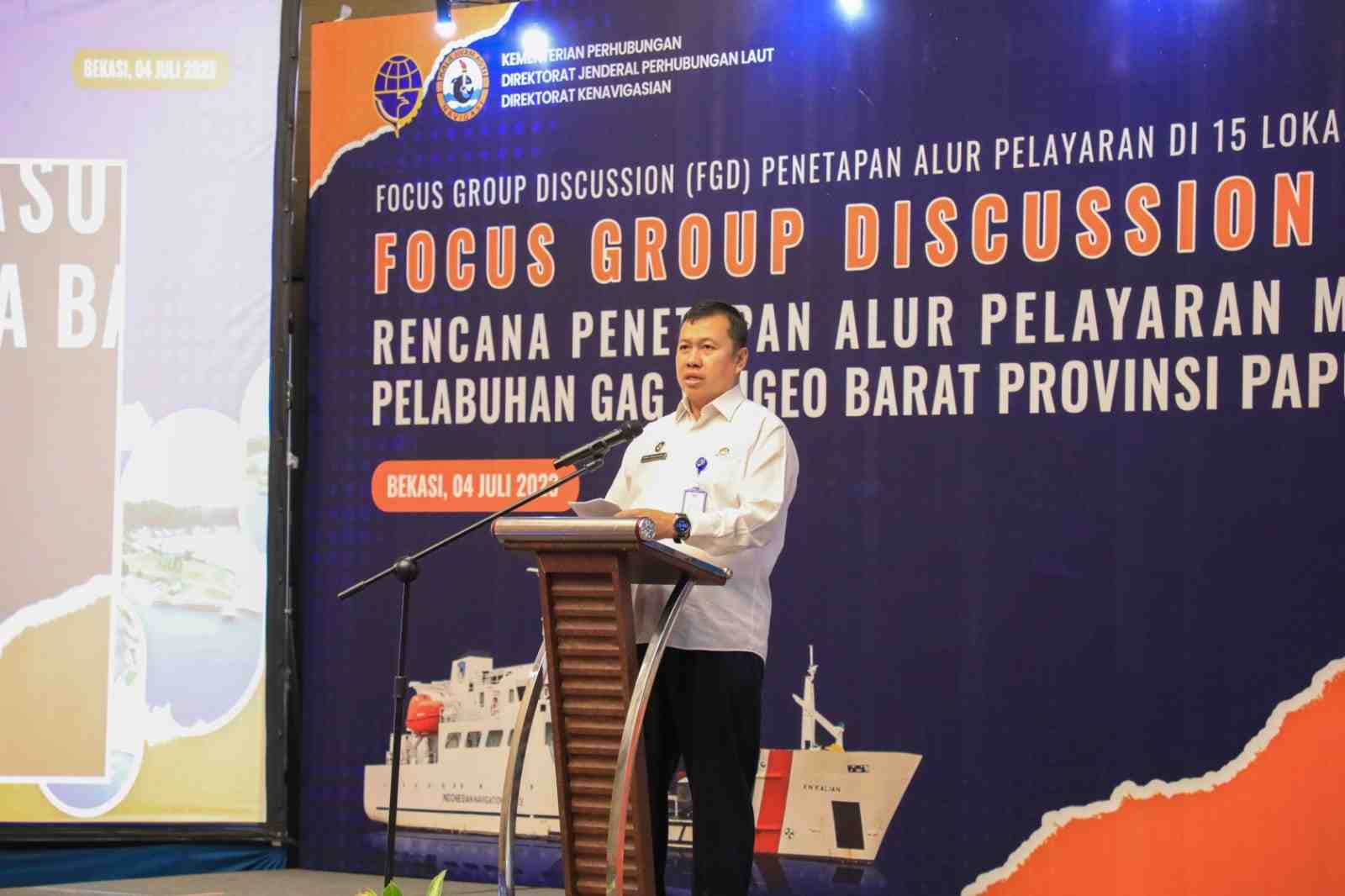 Kemenhub Rencanakan Penetapan Alur Pelayaran Pelabuhan Pulau GAG