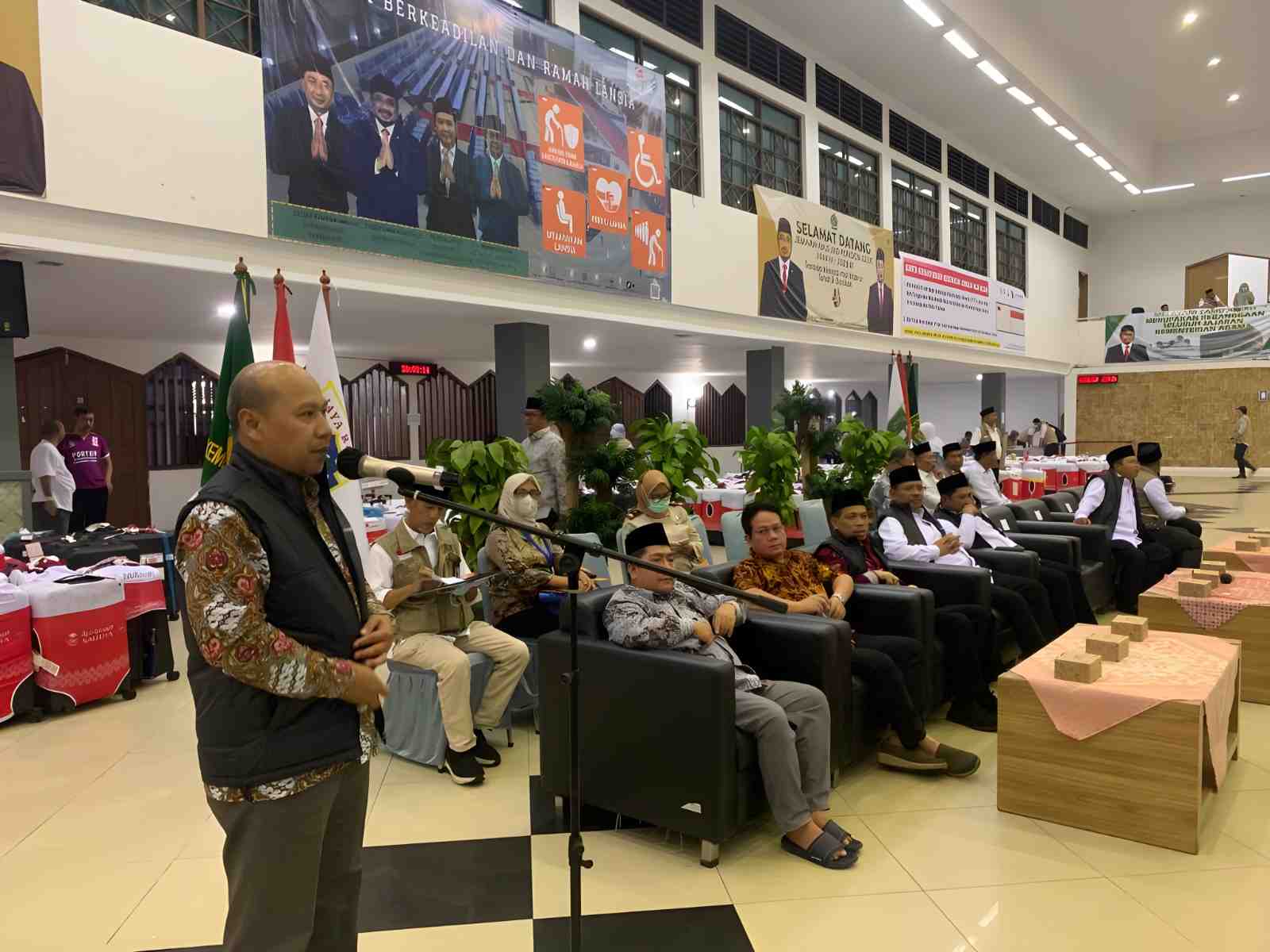 Jemaah Haji Tiba, Langsung Dilakukan Pengecekan Kesehatan oleh KKP