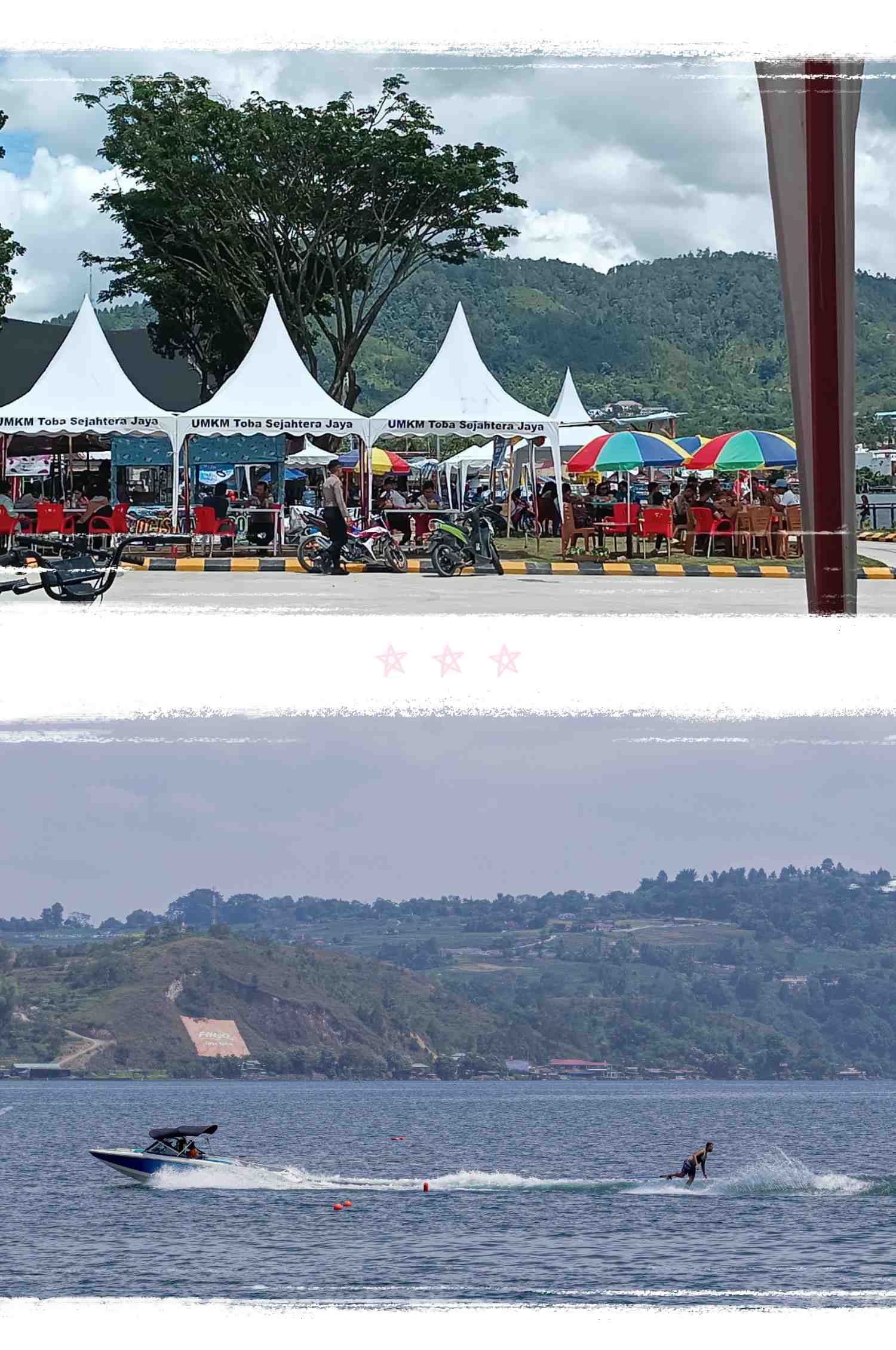 Final Kualifikasi Ski Air PON XXI Pengunjung Mulai Sambangi Venue