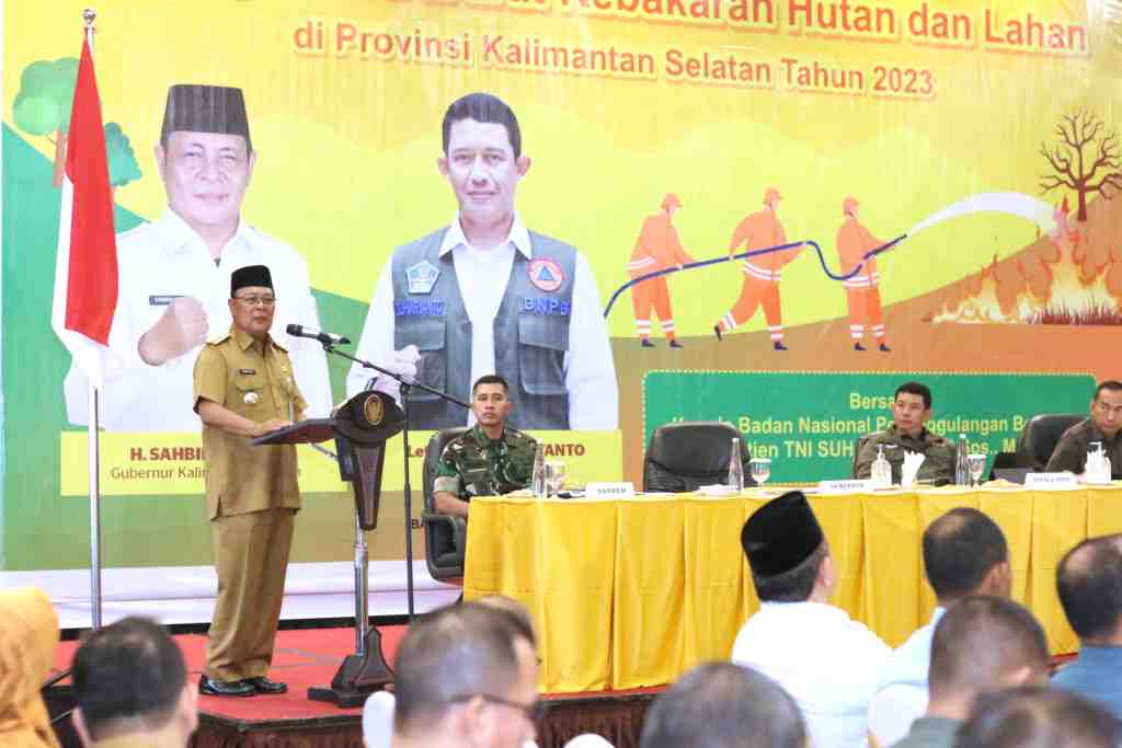 Gubernur Kalsel: Perkuat Pencegahan dan Penanggulangan Karhutla