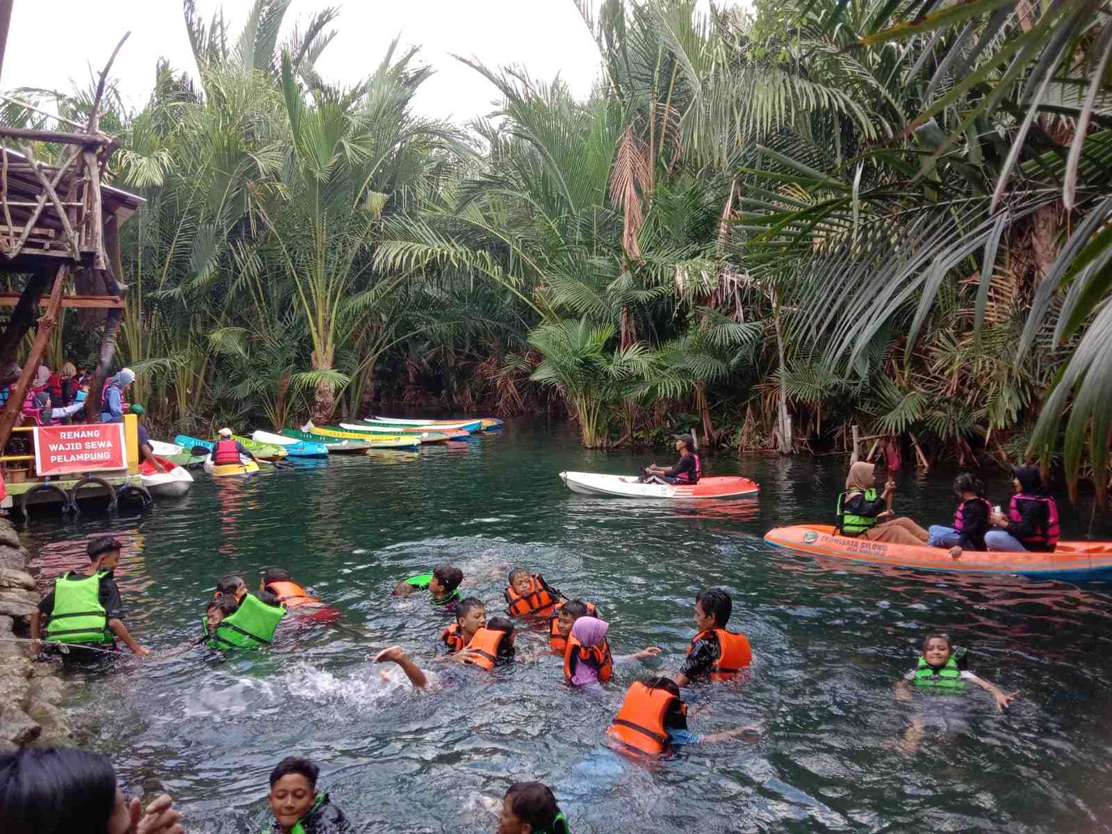 Ekowisata Silowo Banjir Pengunjung saat Musim Liburan