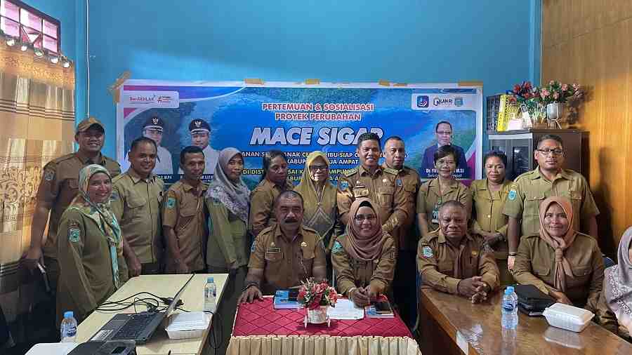 DP3AKB Sosialisasikan Mace Sigap Cegah Stunting di Raja Ampat