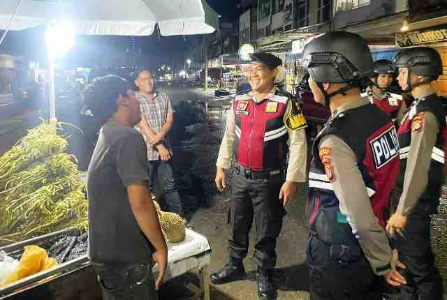 Patroli Malam, Polres Berikan Rasa Aman dan Nyaman kepada Masyarakat Aceh Timur
