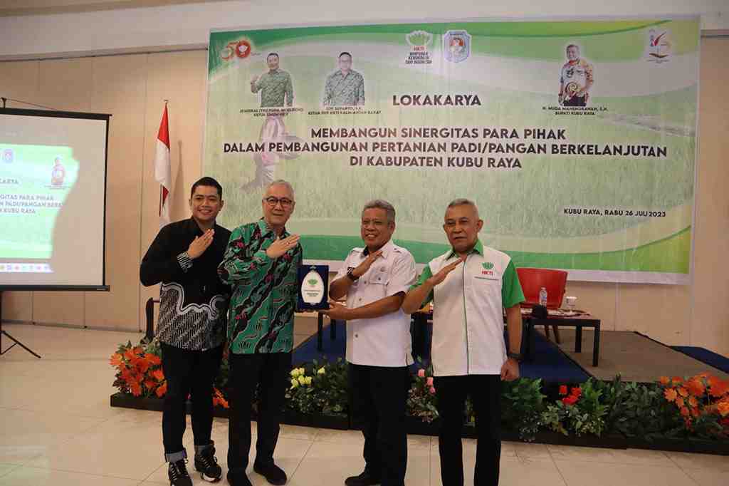 HKTI Kalbar Teliti Lumbung Pangan Kubu Raya