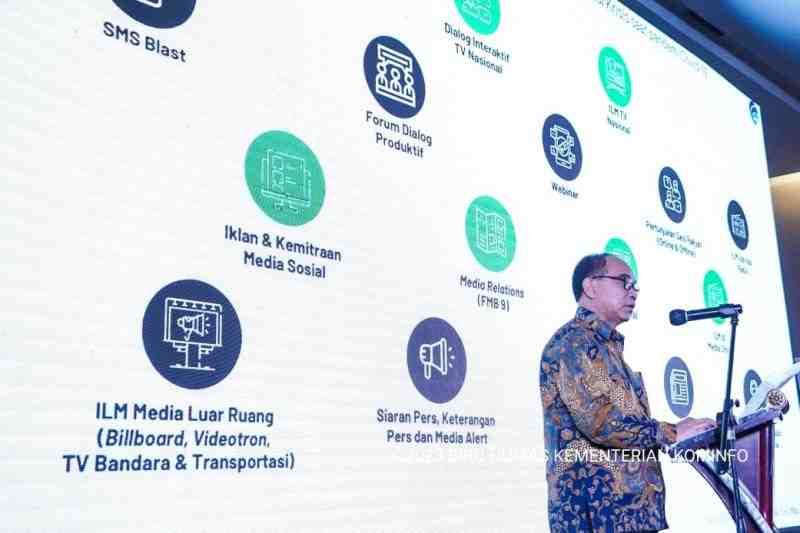 [SIARAN PERS] Menkominfo Dorong Praktisi Kehumasan Manfaatkan Teknologi AI