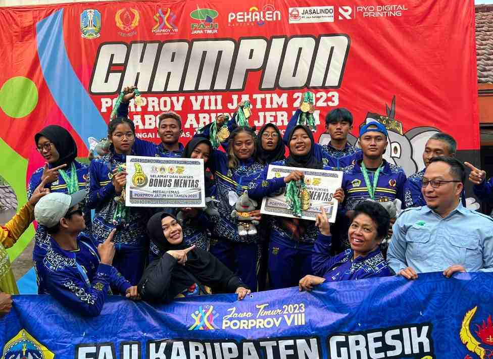 Kabupaten Gresik Sabet Juara Umum Cabor Arung Jeram