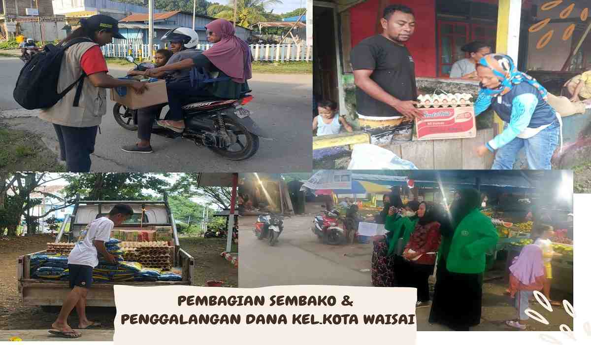 Kelurahan Kota Waisai Salurkan Bantuan bagi Korban Banjir dan Tanah Longsor