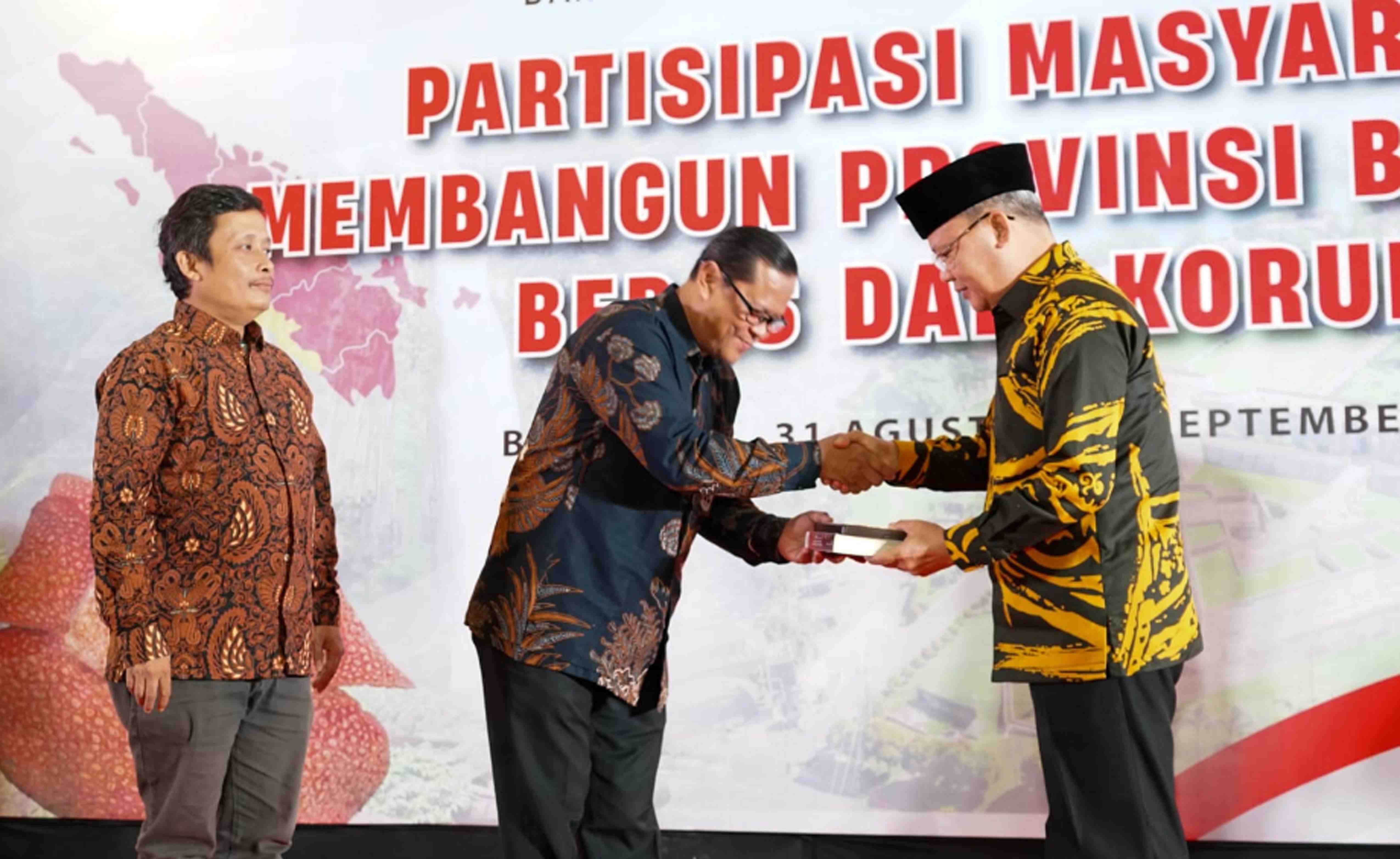 Jelang Pemilu 2024, Pemprov Bengkulu Bersama KPK RI Ajak Masyarakat 'Hajar Serangan Fajar'
