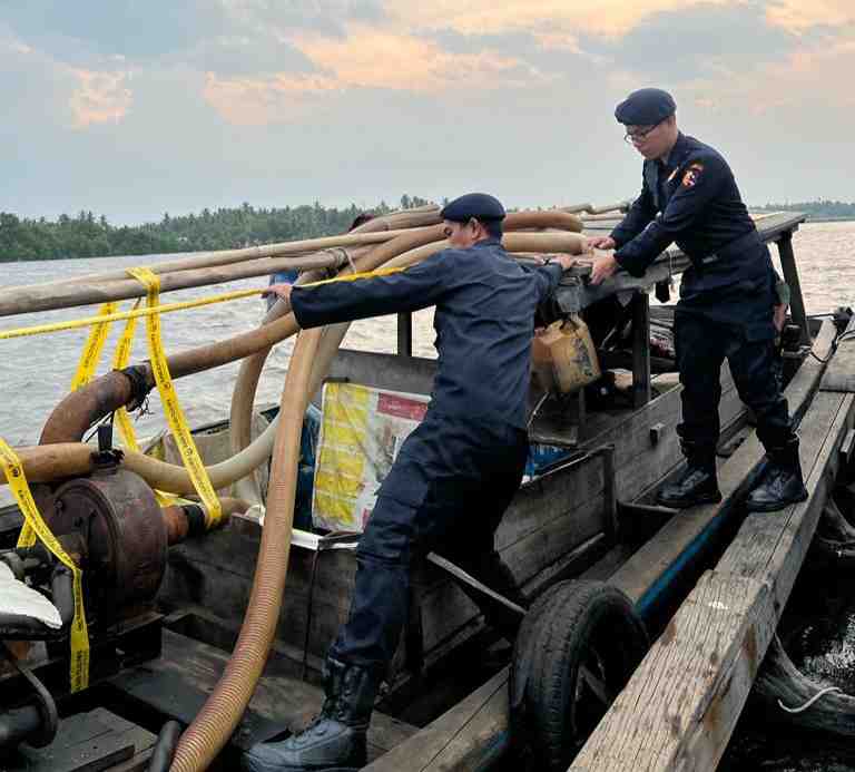 KKP Hentikan Aksi Eksploitasi Pasir Laut tak Berizin di Pulau Rupat