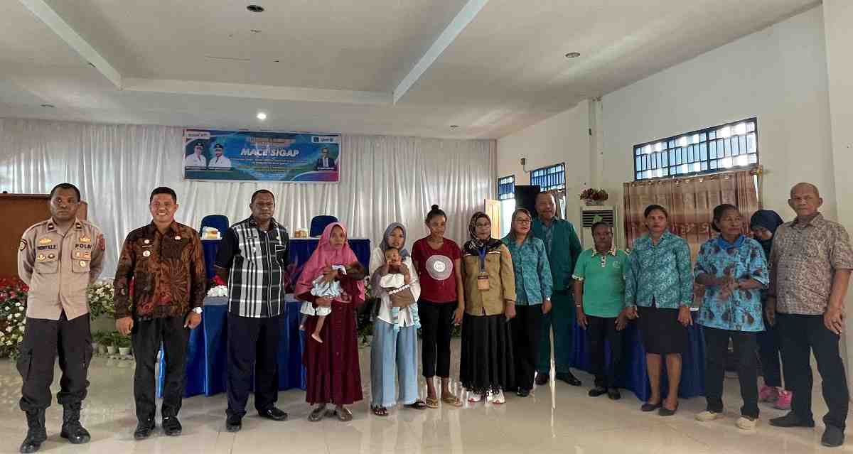 Wabup Raja Ampat Launching Mace Sigap Untuk Tekan Stunting di Raja Ampat