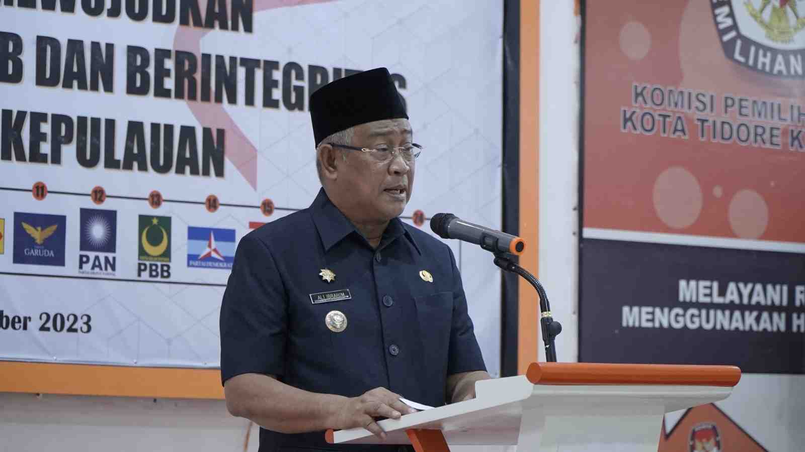 Walikota Tidore Hadiri Deklarasi Pemilu Damai 2024