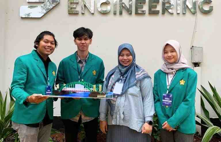 Usung Inovasi Jembatan Tangguh Banjir, USK Juara II Karya Tulis Ilmiah