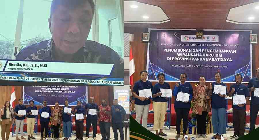 Kementerian Perindustrian & Komisi VII DPR RI Gelar Bimtek Penumbuhan dan Pengembangan Wirausaha Baru IKM PBD