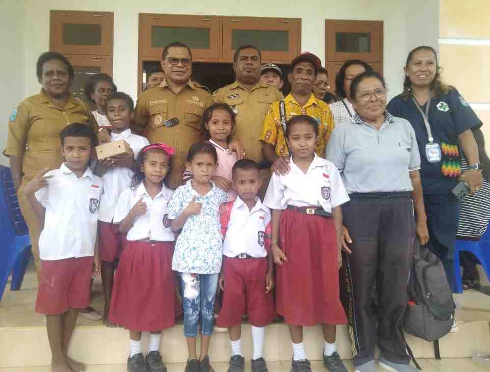 Anak Usia Sekolah di Kampung Maibo, Diimbau Harus Utamakan Pendidikannya