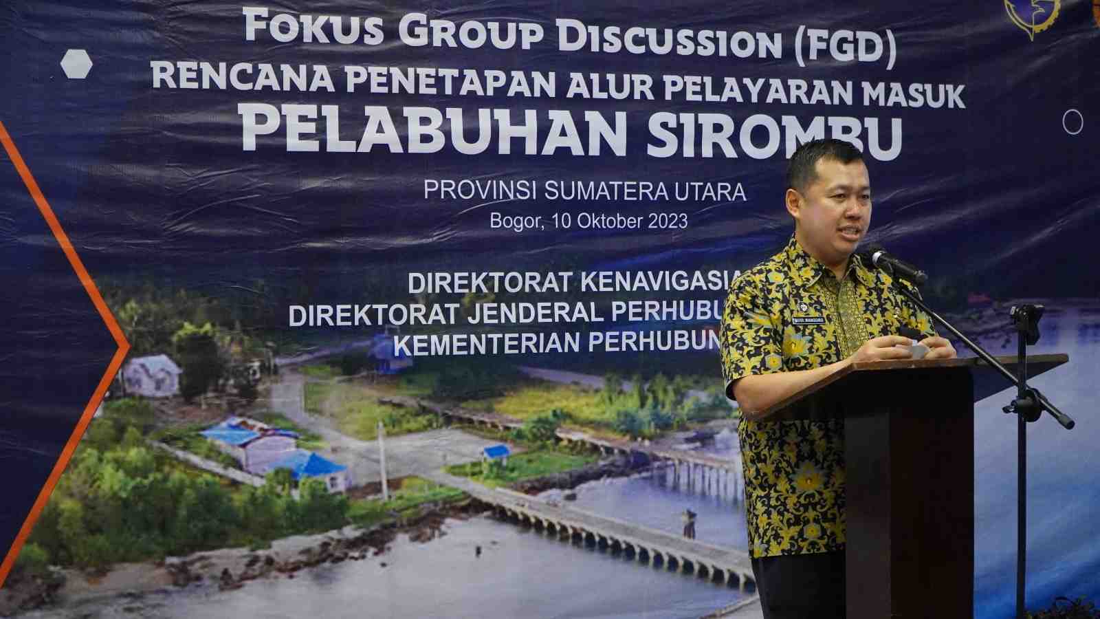 Kemenhub Segera Tetapkan Alur Pelayaran Pelabuhan Sirombu