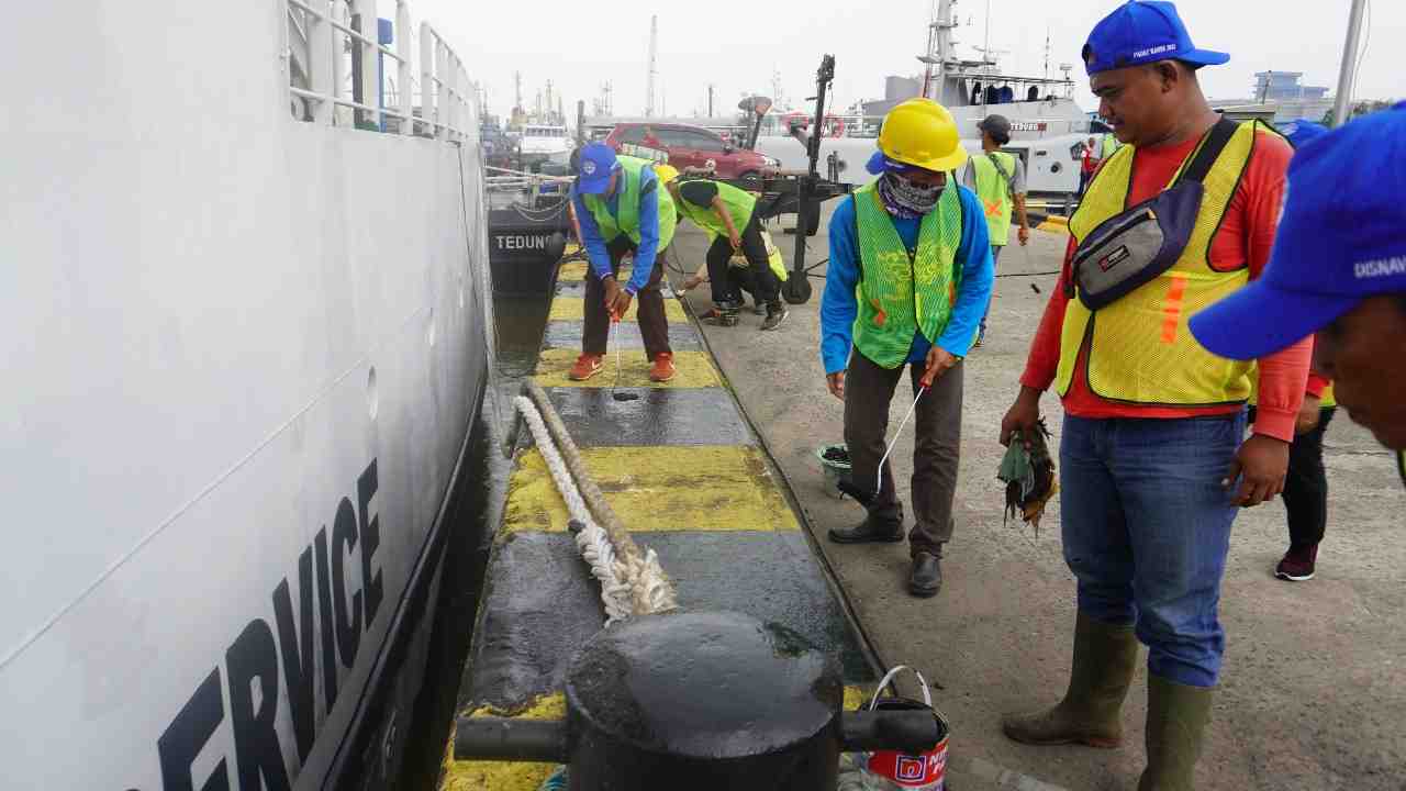 Kemenhub Gelar Padat Karya di Dumai