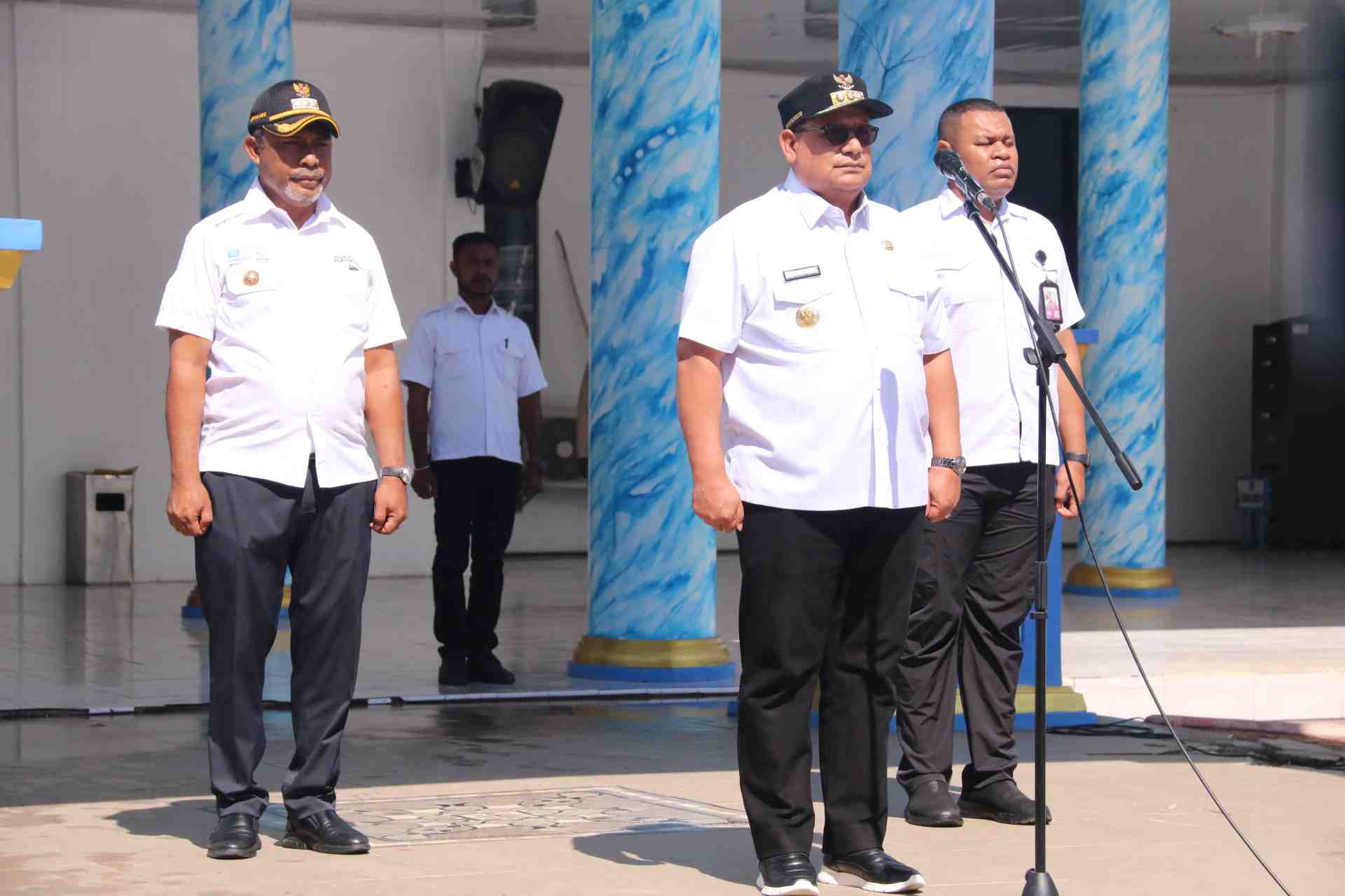 Penjabat Gubernur PBD Pimpin Apel Gabungan di Raja Ampat   