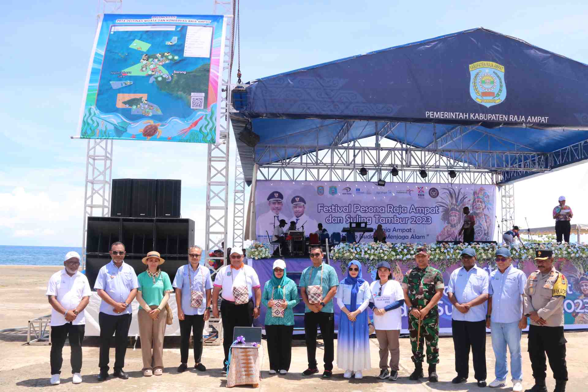 Raja Ampat Luncurkan Satu Peta Destinasi Wisata dan Konservasi