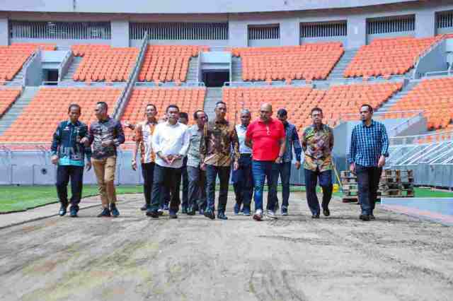 Pj Gubernur DKI Tinjau Kesiapan JIS Jelang Piala Dunia U-17