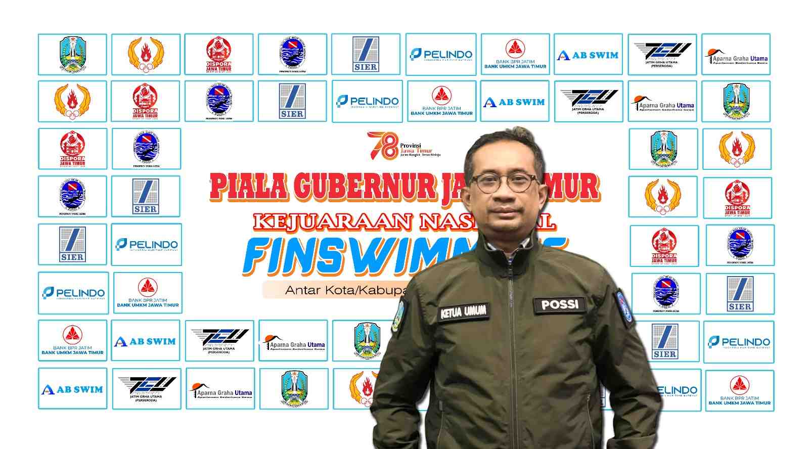 987 Peselam Ikuti Kejurnas Finswimming Memperebutkan Piala Gubernur Jatim 2023