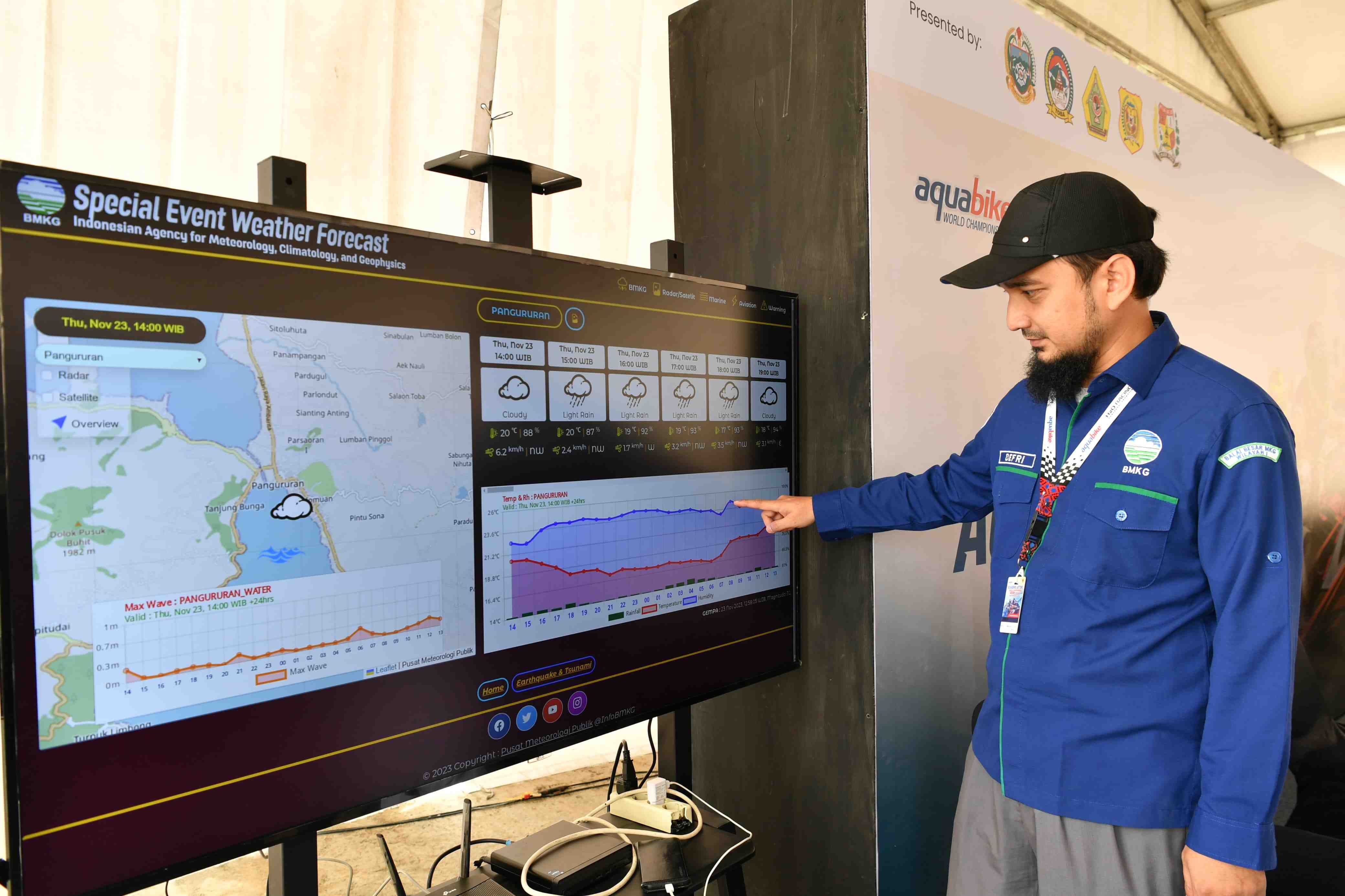 [SIARAN PERS] Cuaca Kondusif, Aquabike Jetski World Championship Seri Balige Siap Digelar