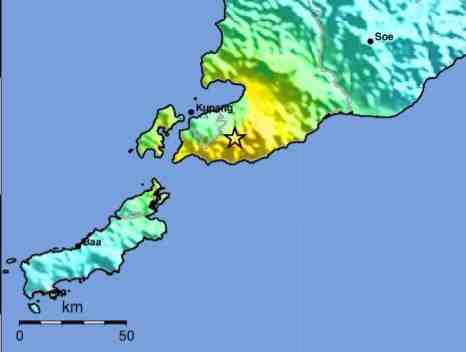BNPB: Guncangan Kuat Gempa M6,6 Kagetkan Warga NTT