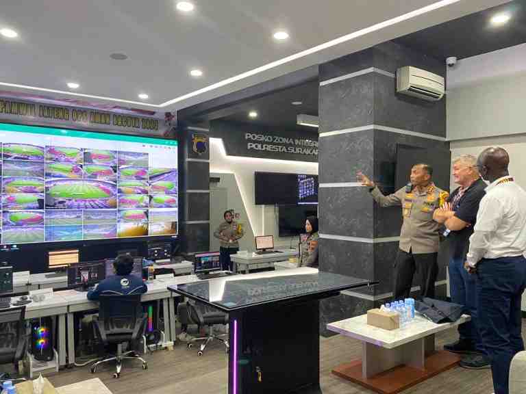 Lancarkan Gelaran Piala Dunia U-17, FIFA Cek Ruang NTMC Mapolresta Surakarta