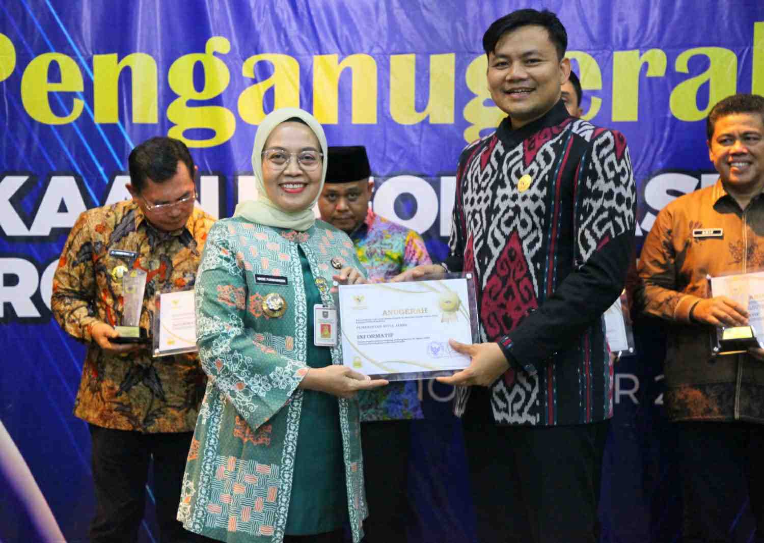 Kota Jambi Kembali Raih Penghargaan Keterbukaan Informasi Publik