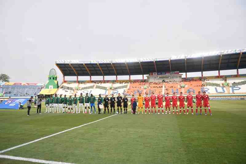 Laga Senegal Vs Polandia U-17 Sempat Dihentikan akibat Cuaca Buruk di Stadion Si Jalak Harupat