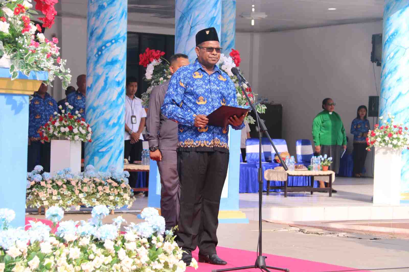 Wabup Pimpin Upacara HKN Ke- 59 di Raja Ampat