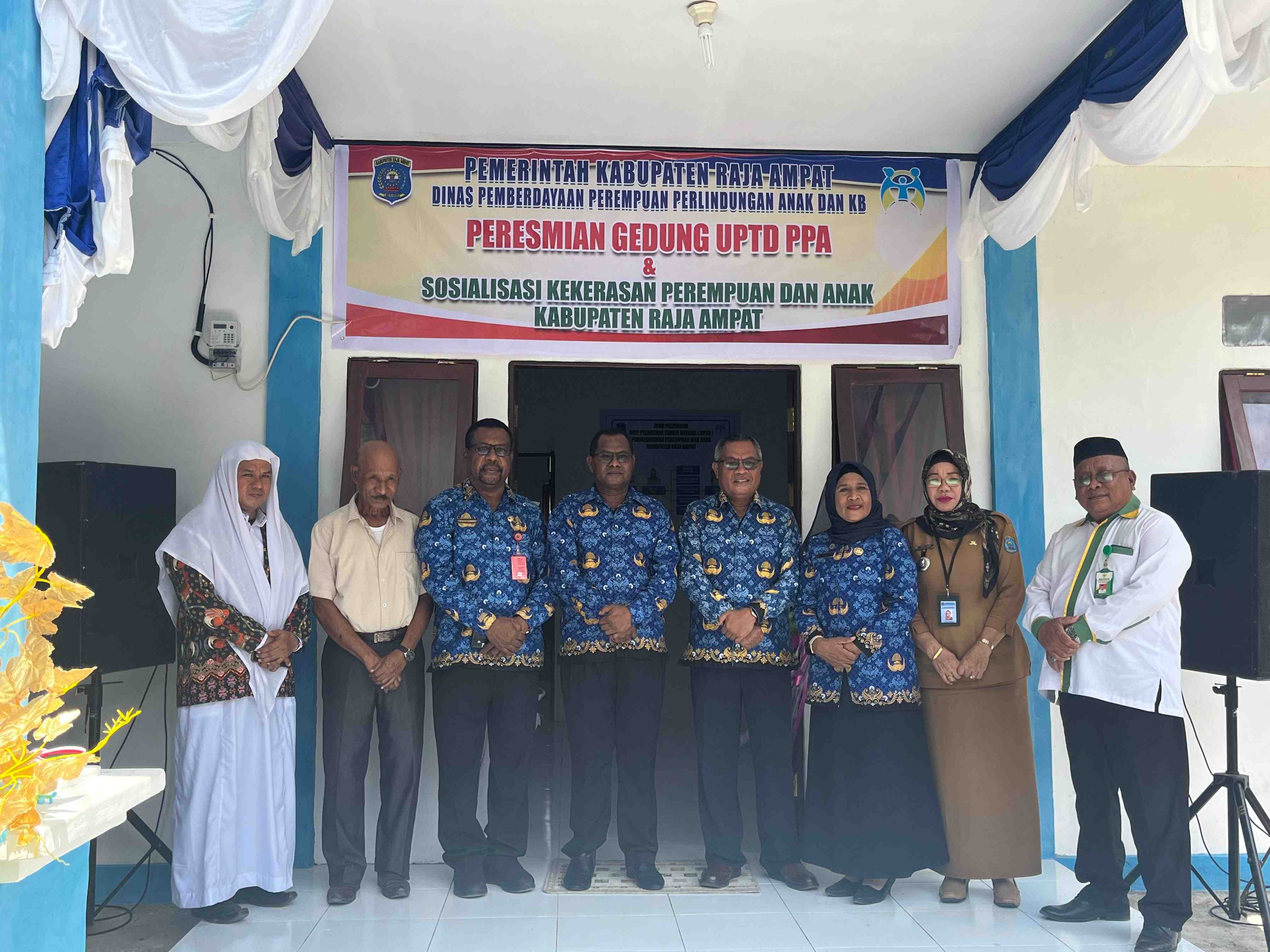 Wabup Resmikan Gedung UPTD PPA Kabupaten Raja Ampat