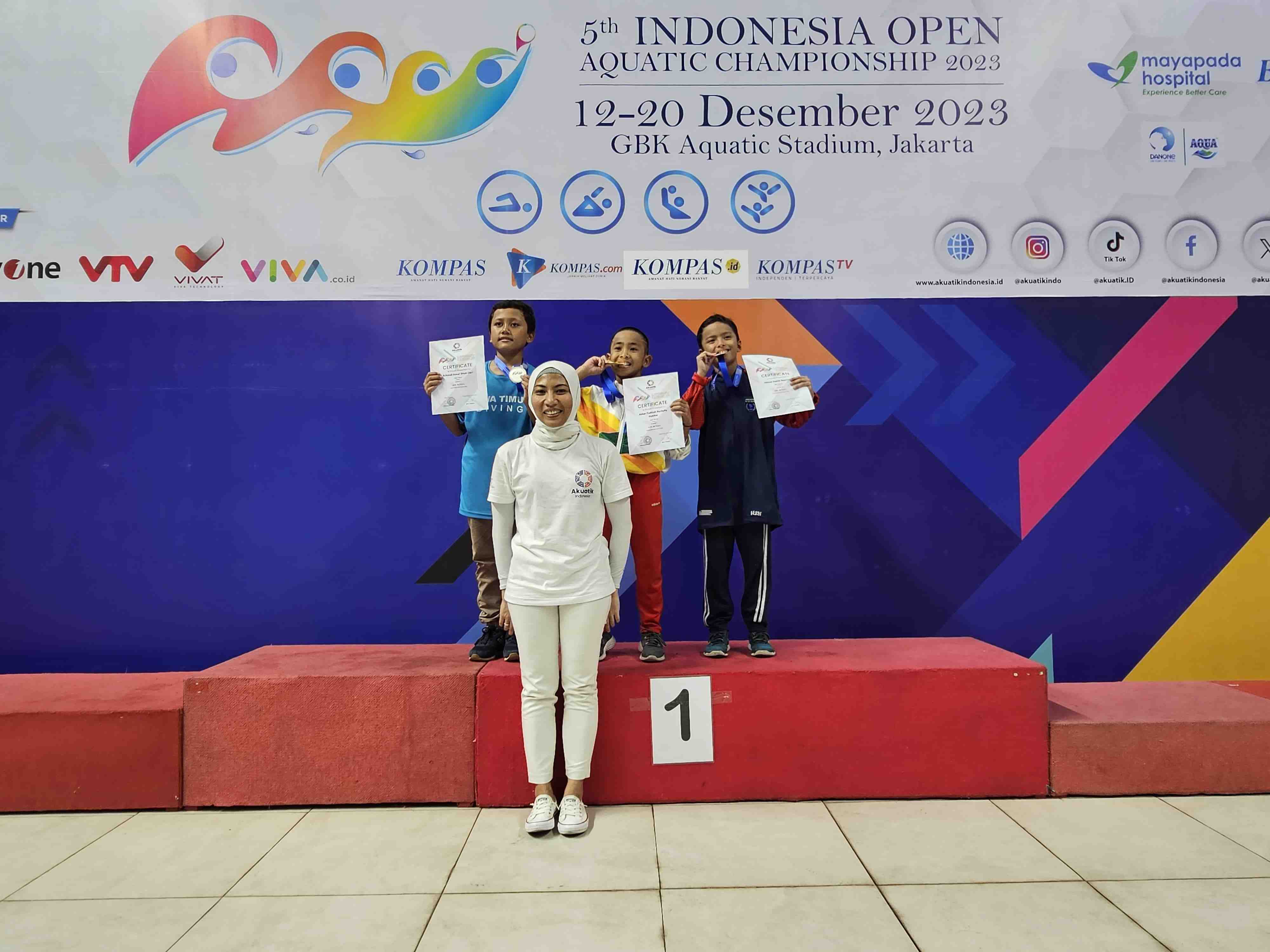 Hasil Sementara IOAC 2023, Loncat Indah Jatim Raih Tiga Emas