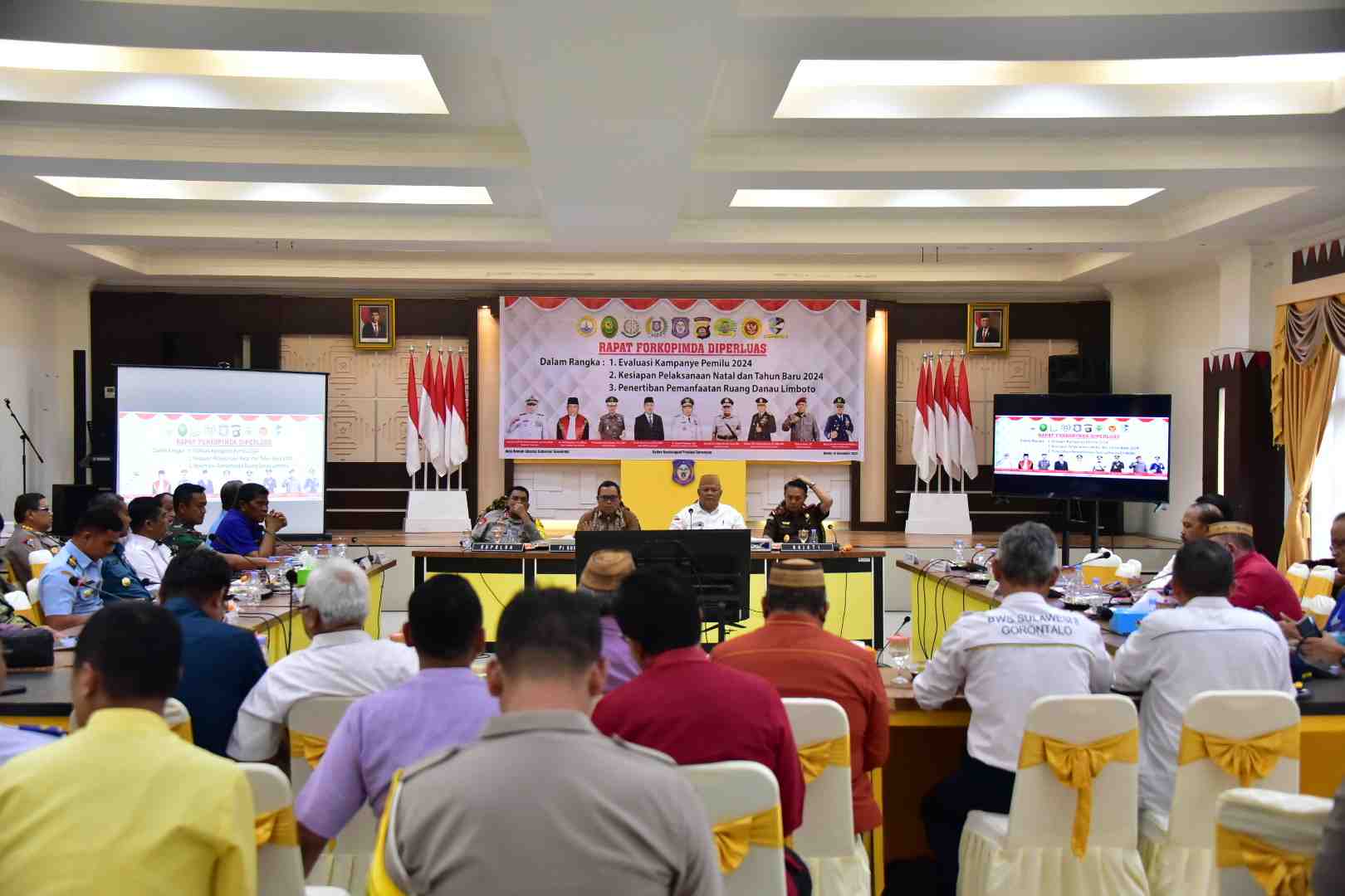 Forkompinda Gorontalo Gelar Rapat Diperluas Jelang Nataru 2024