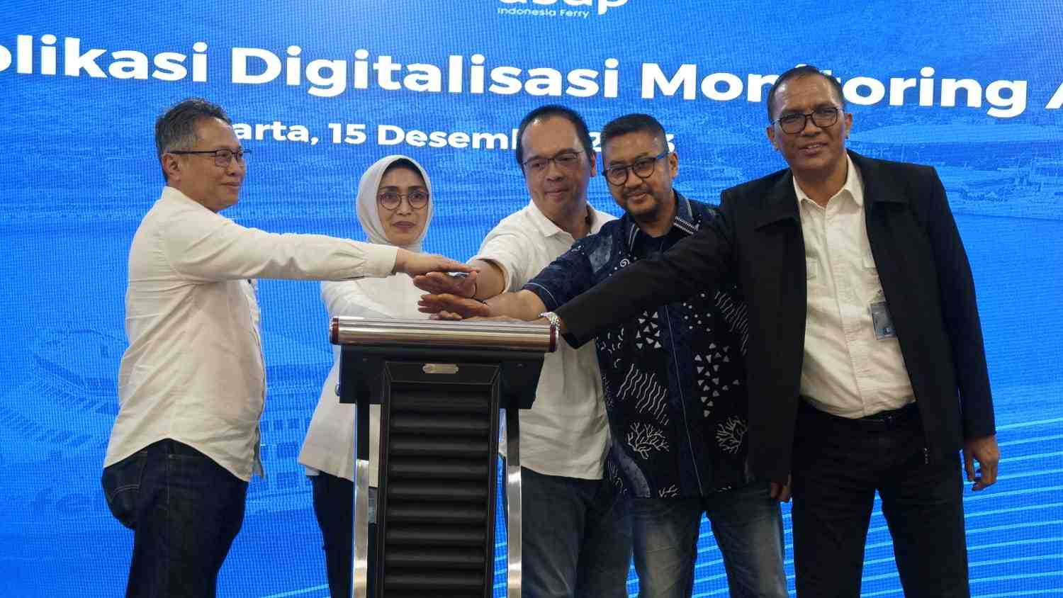Gandeng Telkom, ASDP Luncurkan Aplikasi Monitoring Armada