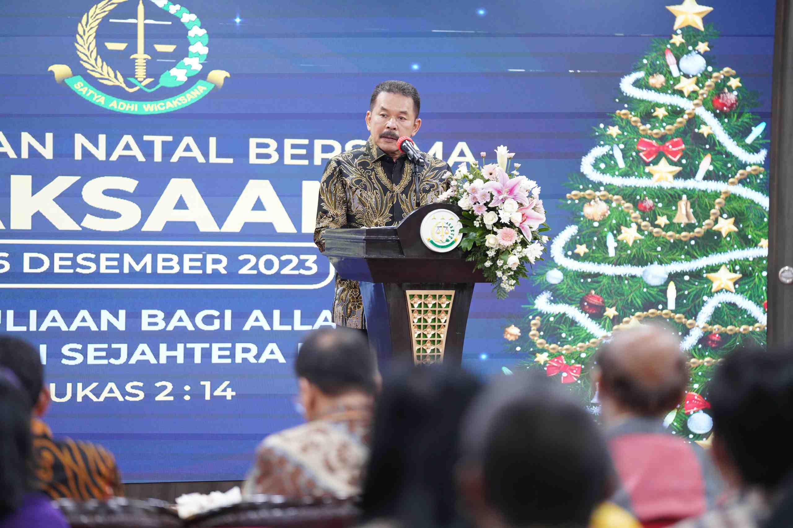 Jaksa Agung: Spirit Natal Wujudkan Penegakan Hukum yang Humanis