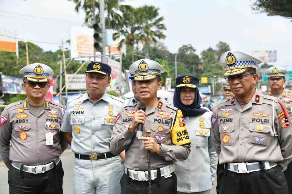 Polri Siapkan Rekayasa Lalu Lintas Arah Puncak saat Libur Tahun Baru