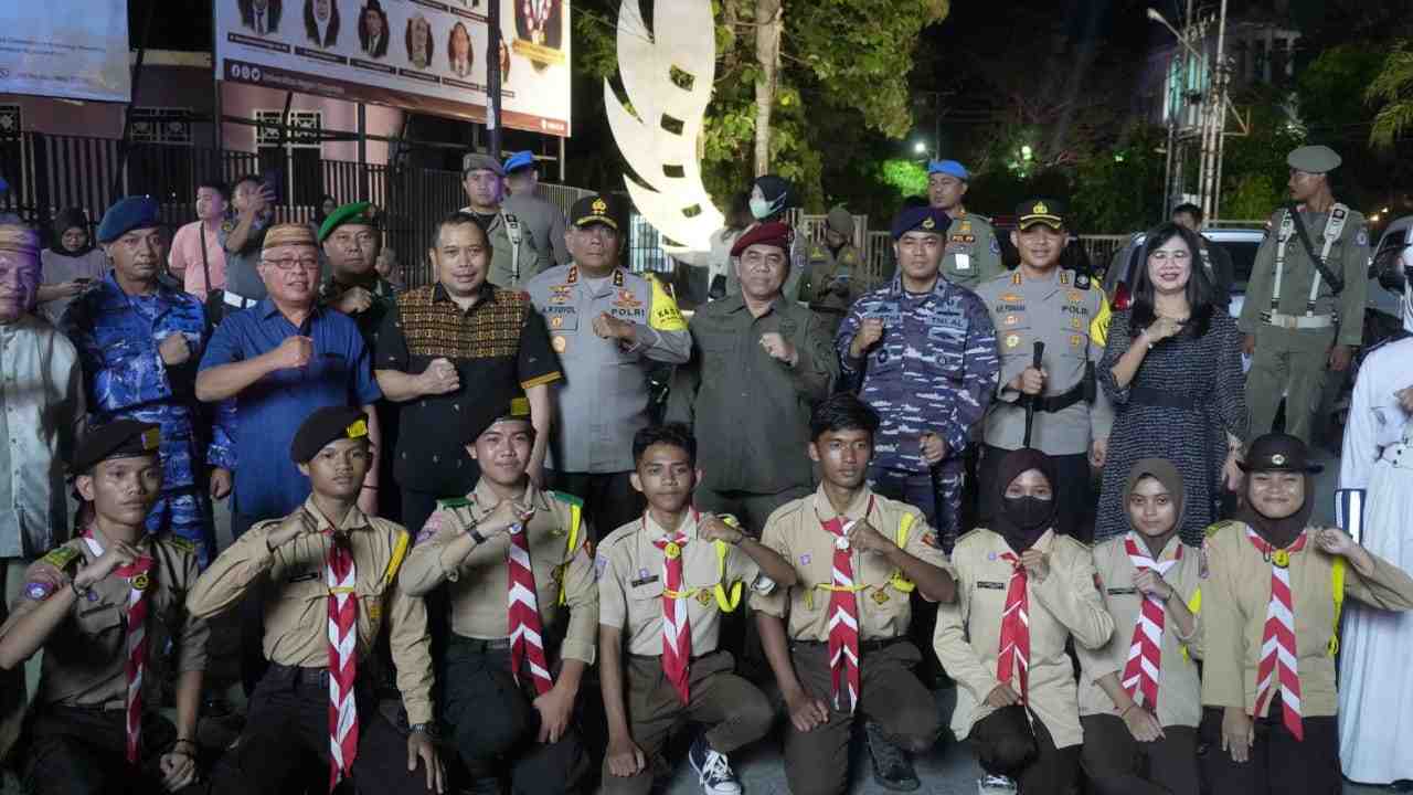 Penjagub Gorontalo Cek Keamanan Daerah di Malam Natal
