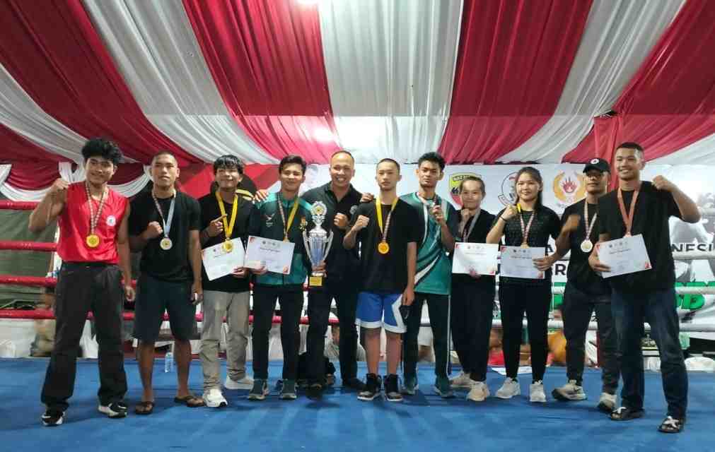 Kota Gunungsitoli Raih Juara III Umum di Kejurda Muaythai Indonesia