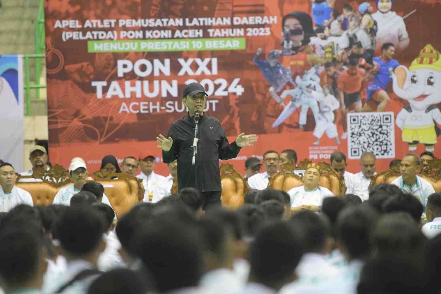 Pj Gubernur Ingin Atlet PON Aceh Membawa Nama Baik Aceh agar Menjadi Lebih Hebat