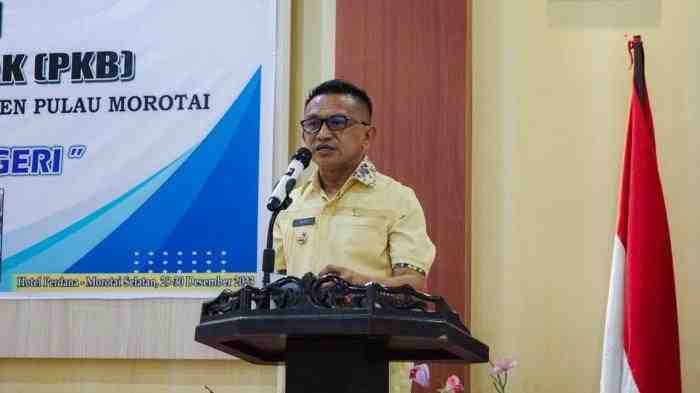 Jelang Pemilu, Pj Bupati Morotai Minta Polisi Tak Beri Izin Pesta