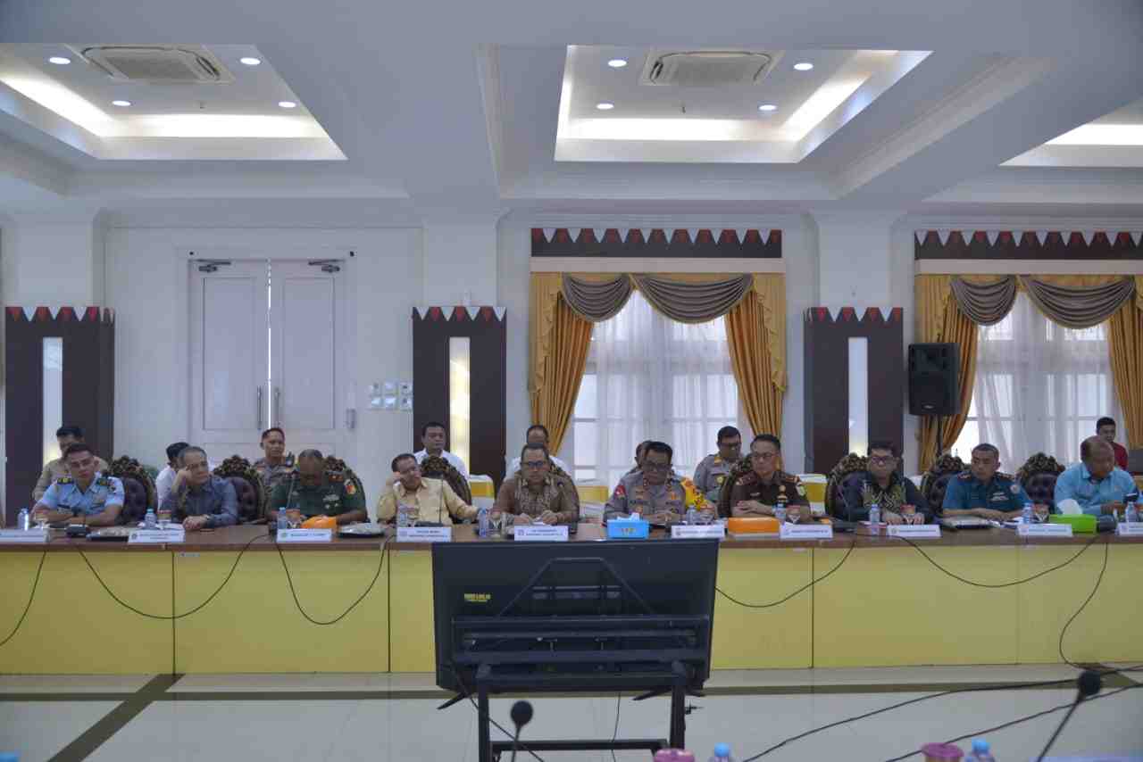 Forkopimda Gorontalo Gelar Rapat Persiapan Pengamanan Kampanye Terbuka  