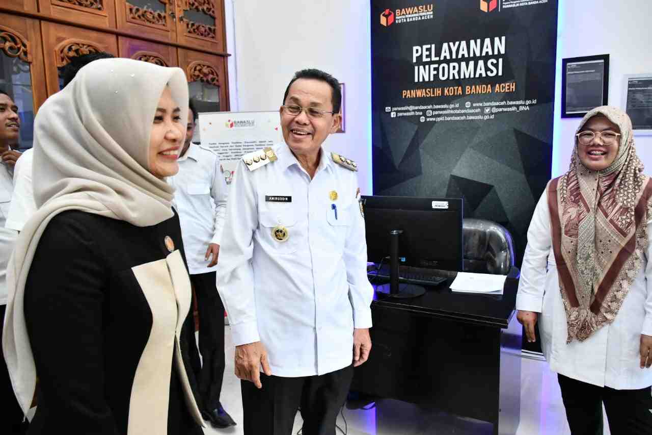 Kunjungi Bawaslu, Pj Wali Kota Banda Aceh Sampaikan Ini
