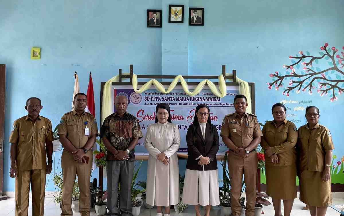 YPPK KMS Serah Terimakan Jabatan Kepsek SD Sta. Maria Regina 