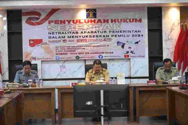 Puluhan ASN Kabupaten Kepulauan Seribu Ikuti Penyuluhan Hukum Serentak