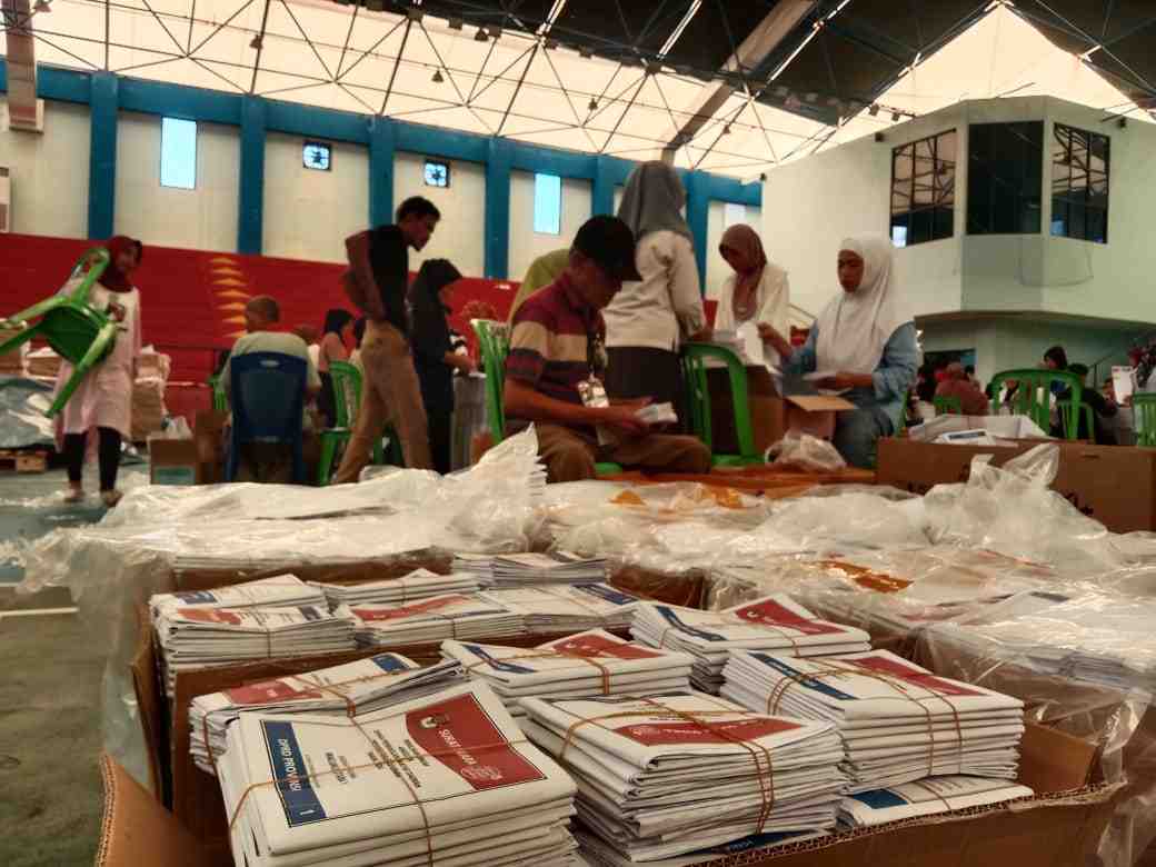 Surat Suara Pengganti yang Rusak belum sampai di Ternate