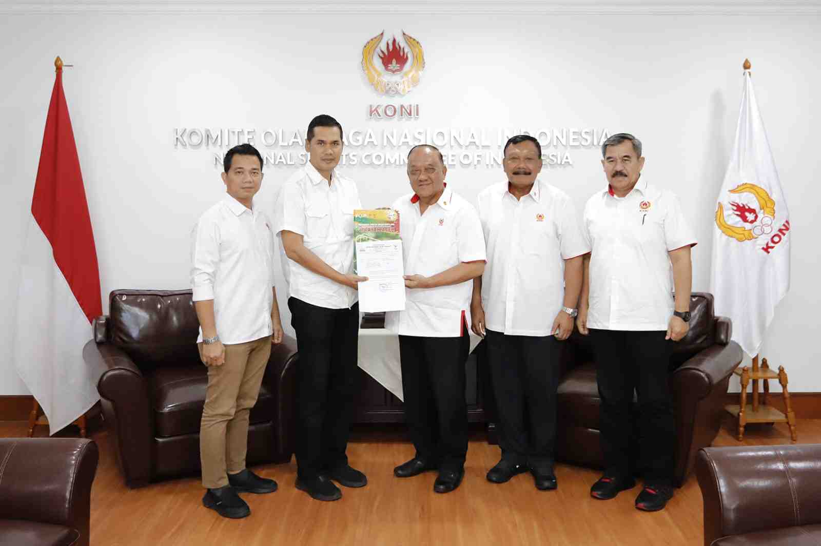 Aceh Serahkan Masterplan dan Proposal PON ke KONI Pusat